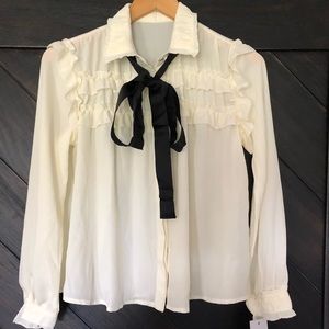 NWT Goodnight Macaroon “Salome” Blouse